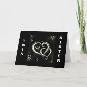TARJETA AMOR DOBLE Y NACIMIENTO FELIZ