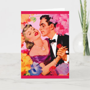 Tarjeta amor en flor