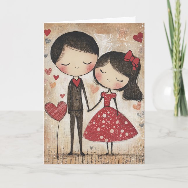 Tarjeta Amor en la primera sonrisa (Anverso)