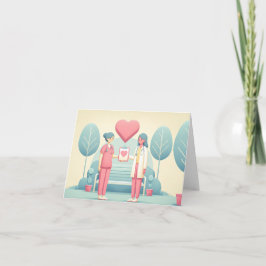 Tarjeta Amor en los crubos