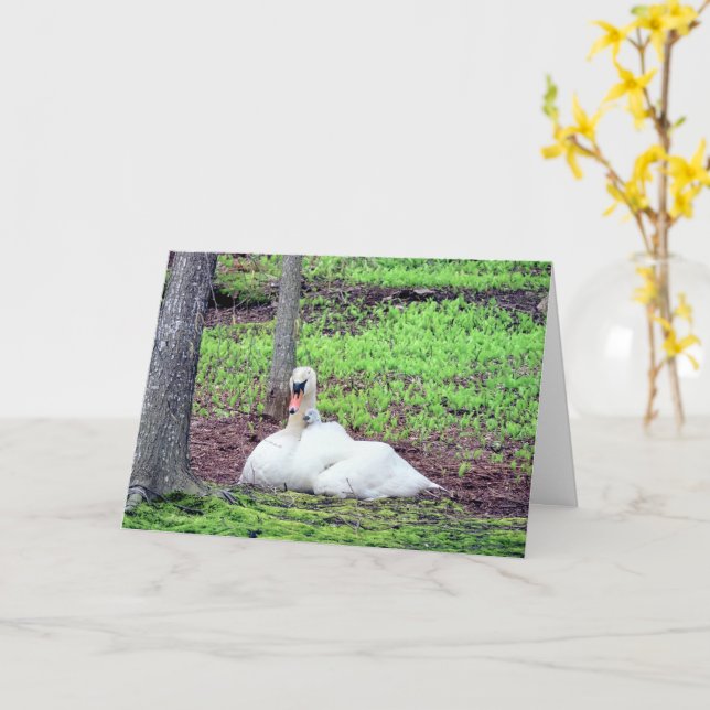 Tarjeta Amor entre una madre y un hijo (flor amarilla)