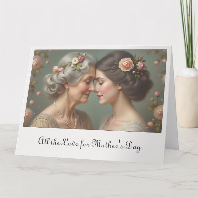 Tarjeta Amor eterno entre madre e hija (Anverso)