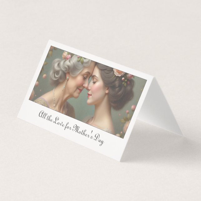 Tarjeta Amor eterno entre madre e hija (Anverso)