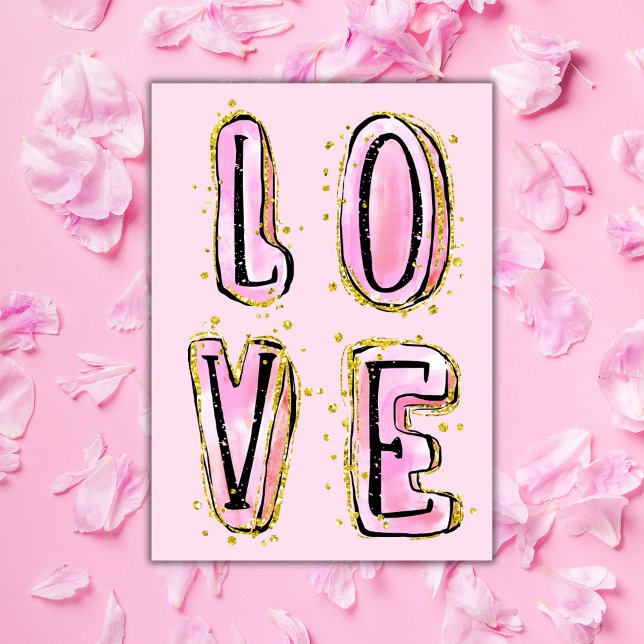 Tarjeta AMOR Feliz Día de San Valentín (Subido por el creador)