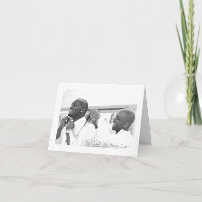 Tarjeta Amor fraternal (Anverso)