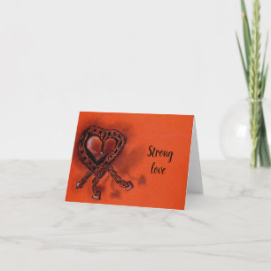 Tarjeta Amor fuerte
