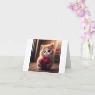 Tarjeta Amor gatito