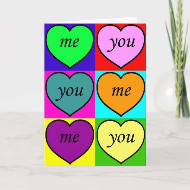 Tarjeta Amor grande (Anverso)