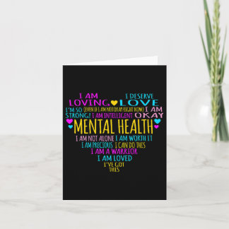 Tarjeta Amor Hechos Hechos Hechos Salud Mental Awareness S