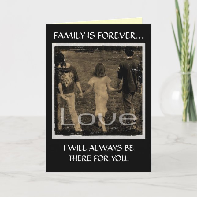 Tarjeta Amor hermano (Anverso)