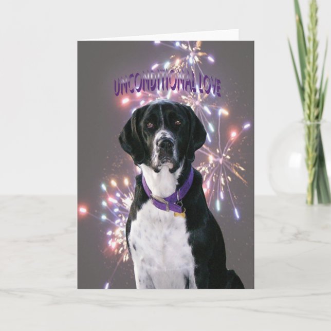 Tarjeta Amor incondicional (Anverso)