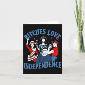 Tarjeta Amor Independencia Divertido Mujeres 4 De Julio Re