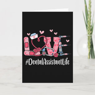 Tarjeta Amor instantáneo dental día de San Valentín mujere