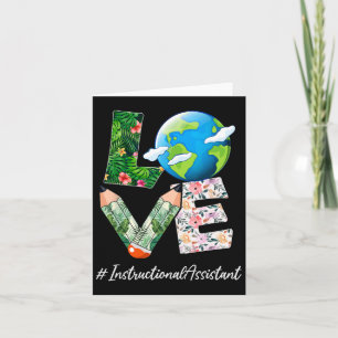 Tarjeta Amor Instantáneo Instruccional Día de la Tierra Mu