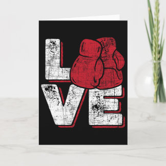 Tarjeta Amor - Kickboxer Kickboxing Entrenamiento de Fitne