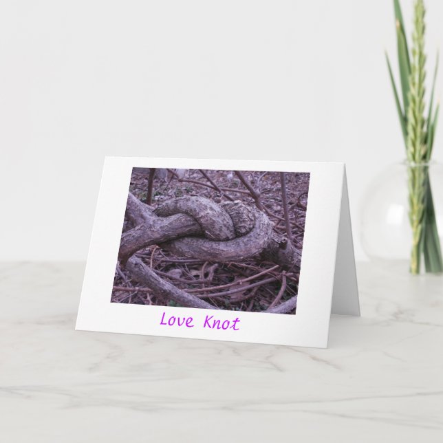 Tarjeta 'Amor Knot (Anverso)