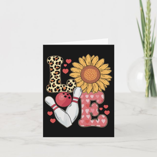 Tarjeta Amor Leopardo Girasol Bolos San Valentín Bolos P (Anverso)