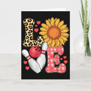 Tarjeta Amor Leopardo Girasol Bolos San Valentín Bolos P