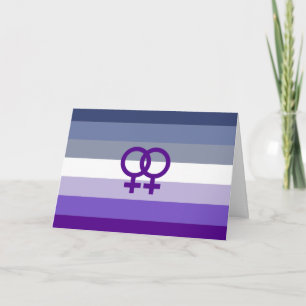Tarjeta Amor Lésbico Butch Orgullo WLW
