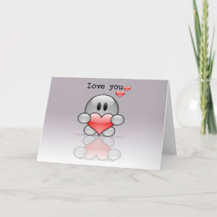 Tarjeta Amor lindo de Persoanlize "usted "