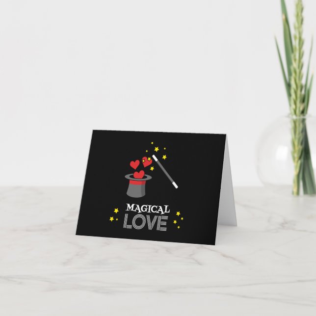 Tarjeta Amor Mágico - Blanco (Anverso)