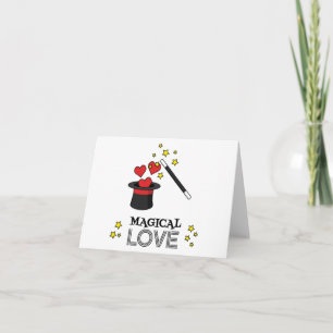 Tarjeta Amor Mágico - Negro