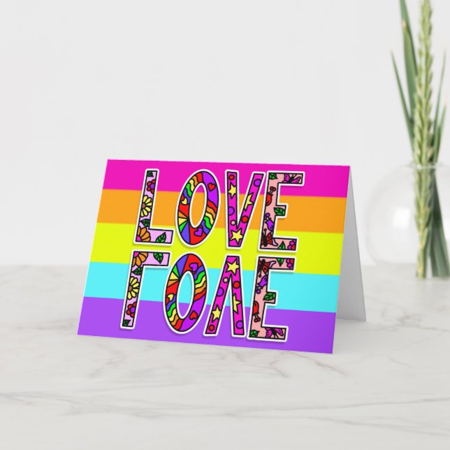 Tarjeta Amor | No hay palabras para expresar cuánto te amo (Anverso)