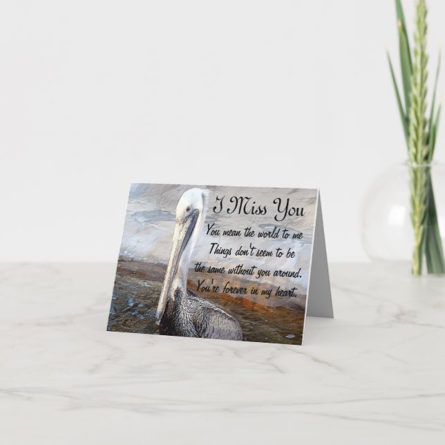 Tarjeta Amor Pelicano,-Ocasiones_ (Anverso)