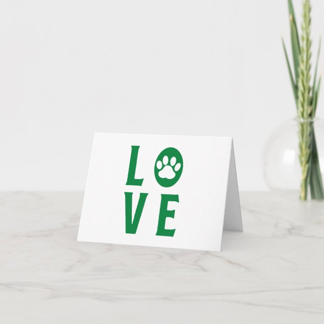 Tarjeta Amor por la Papelera (gatos, perros, Mascotas) PER (Anverso)
