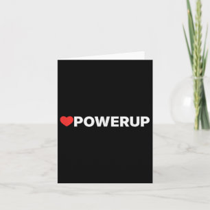 Tarjeta Amor Powerup - Corazón 