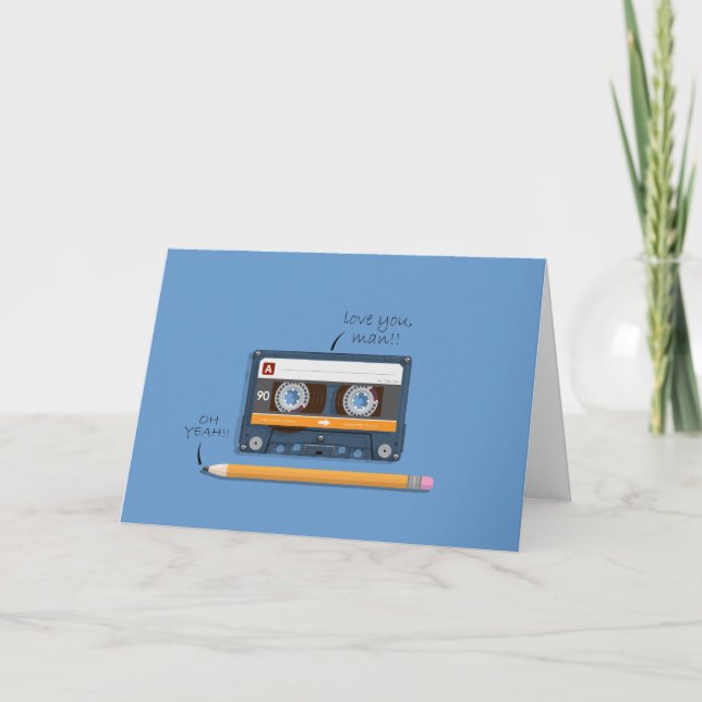 Tarjeta Amor retro (Anverso)