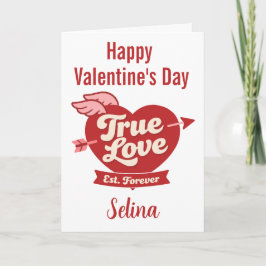 Tarjeta Amor Verdadero - Día de San Valentín 
