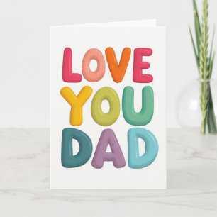 Tarjeta Amor Vibrante para Papá