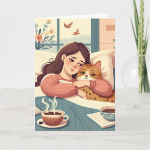 Tarjeta Amor y apoyo para alguien con enfermedad crónica