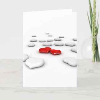 Tarjeta Amor y muchos corazones