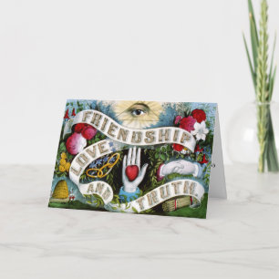 Tarjeta Amor y verdad de amistad
