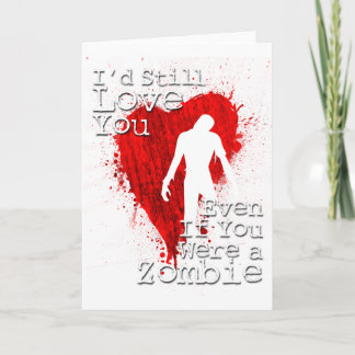 Tarjeta Amor zombi