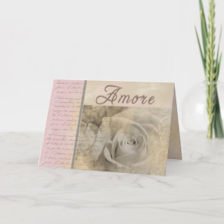 Tarjeta Amore romántico