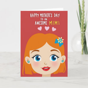 Tarjeta Amorosa de la Mujer de Lunares
