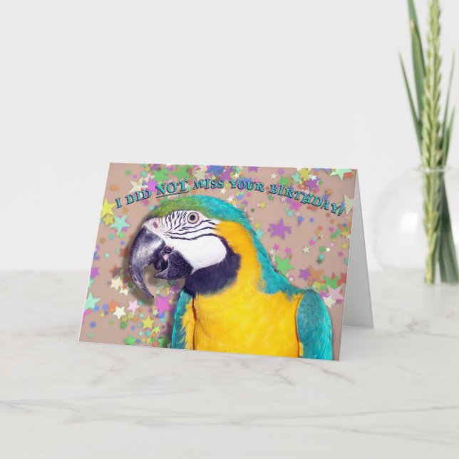 Tarjeta Ampliar la celebración del cumpleaños (Anverso)