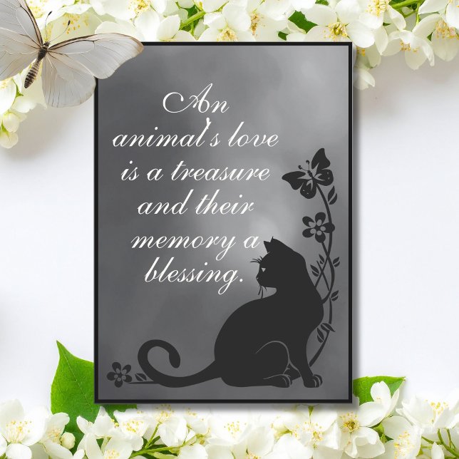 Tarjeta An Animal’s Love Is a Treasure – Cat Sympathy (Subido por el creador)