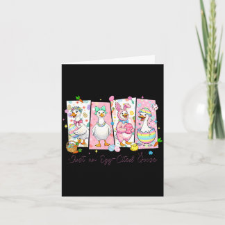 Tarjeta An egg cited goose funny for kids girl women