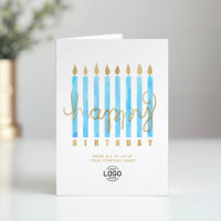 Añadir el logotipo Velas turquesas de negocios Fel