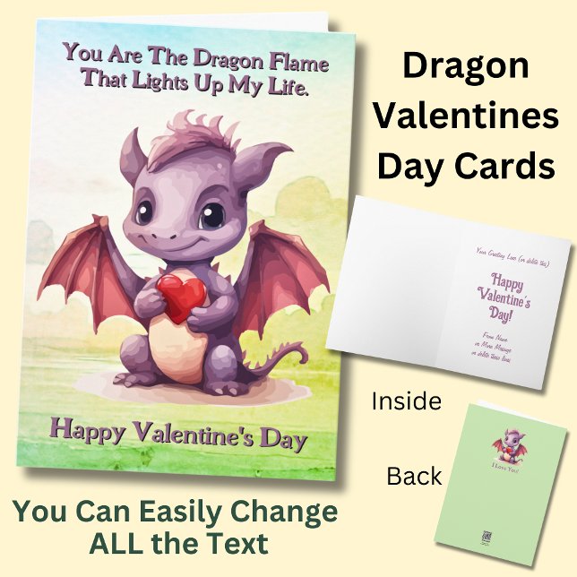Tarjeta Añadir nombres, eres la llama de dragón que ilumin (Subido por el creador)