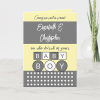 Añadir nombres gris amarillo nuevo bebé niño