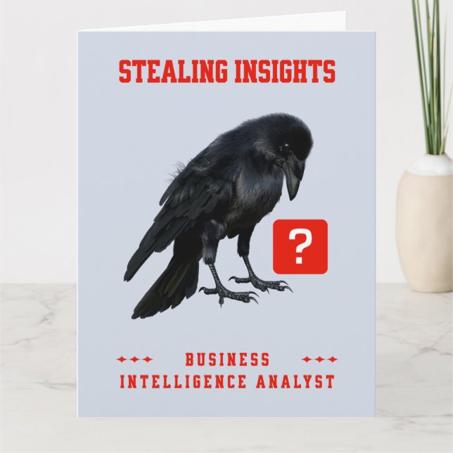 Tarjeta Analista de Inteligencia Comercial Crow (Anverso)