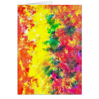 Tarjeta anaranjada A3 del resplandor