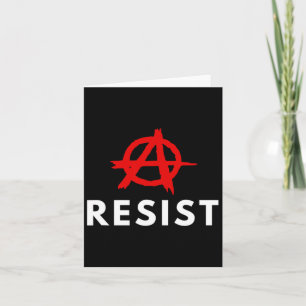 Tarjeta Anarquista anarquista - resiste