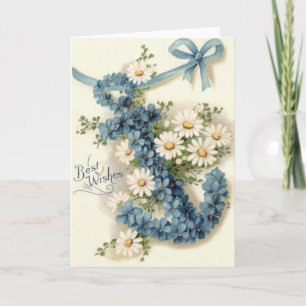 Tarjeta Anchor Forget-Me-Not Daisy