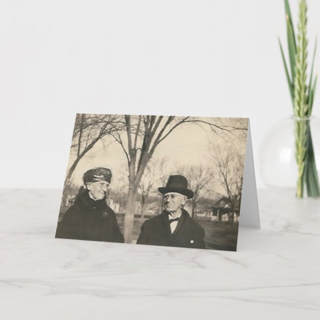 Tarjeta anciana (Anverso)